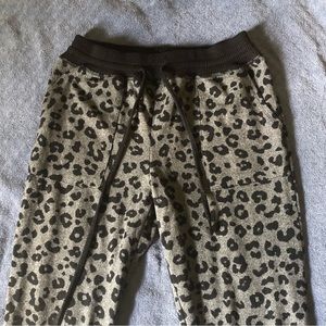 Time and Tru Black Animal Print Pajama Pants